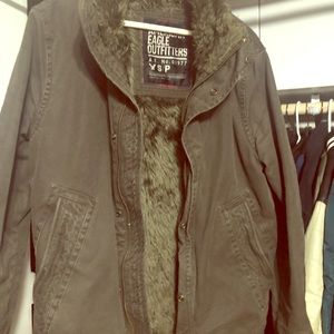 Utility AE fur lined jacket